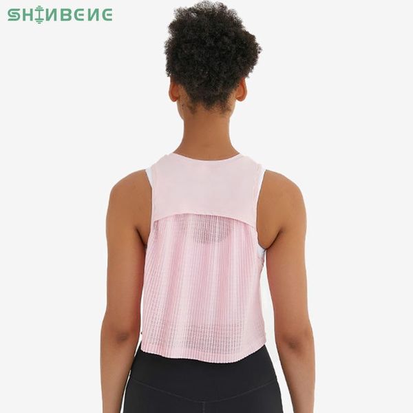 shinbene pleats high-neck yoga fitness tank vest women loose fit quick dry workout athletic crop sleeveless shirts, White;red
shinbene pleats high-neck yoga fitness tank vest women loose fit quick dry workout athletic crop sleeveless shirts, White;red