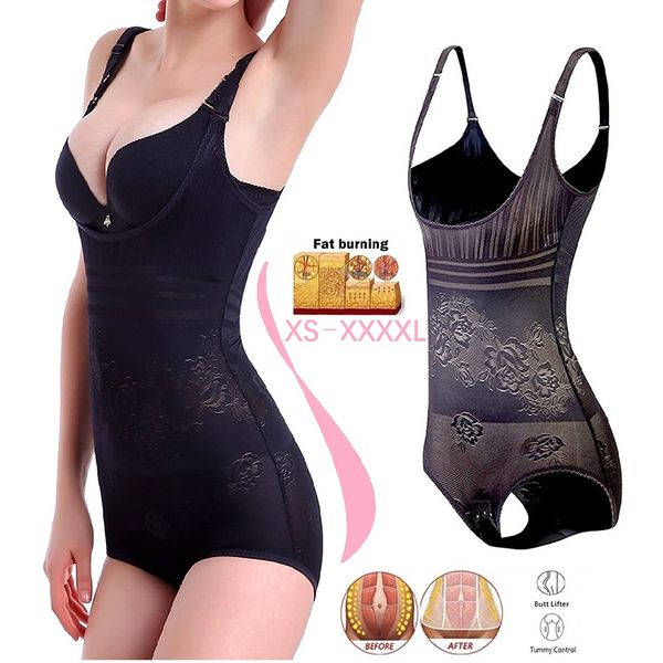 Women Tummy Control Extra Firm Shapewear Full Body Shaper Waist Trainer Ladies Bodysuit Waist Shaper Under Dress Slim Underwear, Black
Women Tummy Control Extra Firm Shapewear Full Body Shaper Waist Trainer Ladies Bodysuit Waist Shaper Under Dress Slim Underwear, Black