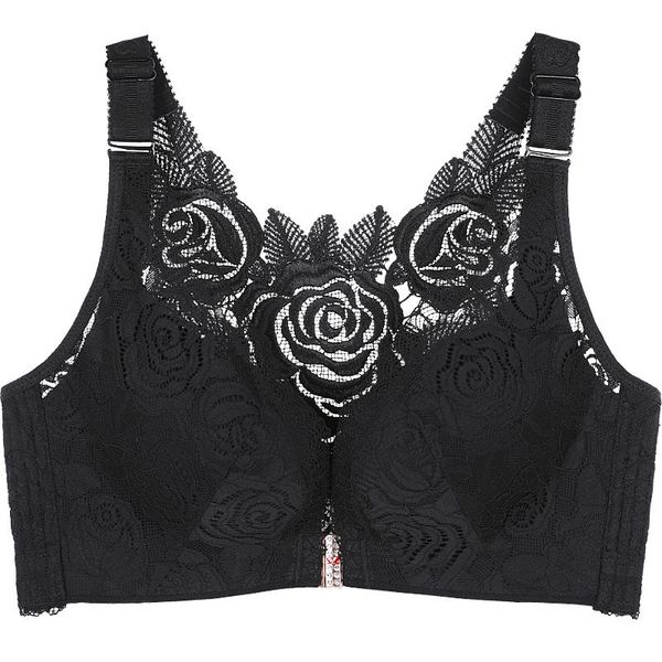 underwear women front button rose bra gather adjustment underwireless underwear big size plus size bra 95d 201202, Red;black
underwear women front button rose bra gather adjustment underwireless underwear big size plus size bra 95d 201202, Red;black