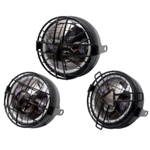 6.5" inch vintage headlight cafe racer led headlamp & protector cover fit for honda kawasaki suzuki harley universal motorcycle
6.5" inch vintage headlight cafe racer led headlamp & protector cover fit for honda kawasaki suzuki harley universal motorcycle
