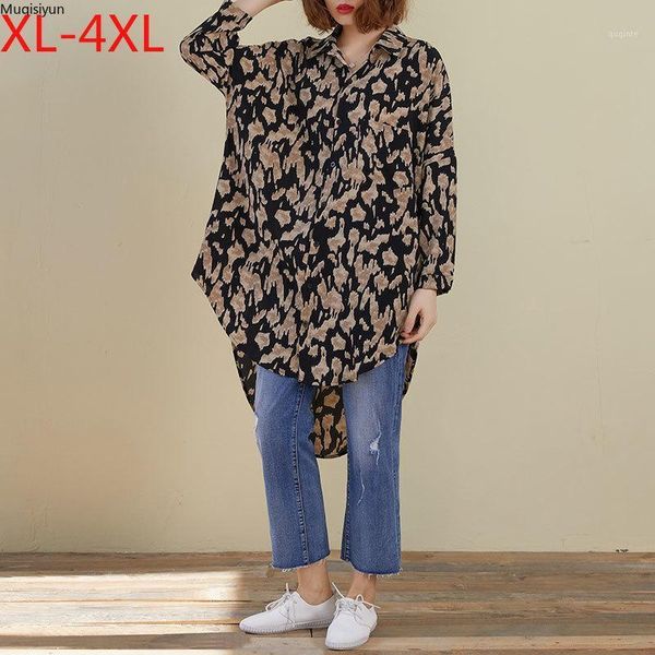 plus size women blouse shirts spring summer lady tunic oversize chiffon vintage leopard loose casual long sleeve s32731, White
plus size women blouse shirts spring summer lady tunic oversize chiffon vintage leopard loose casual long sleeve s32731, White