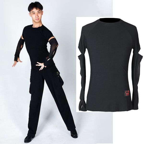 male latin dancing black color milk silk long sleeve man dancewear performance competitive mens ballroom shirts bi219, Black;red
male latin dancing black color milk silk long sleeve man dancewear performance competitive mens ballroom shirts bi219, Black;red