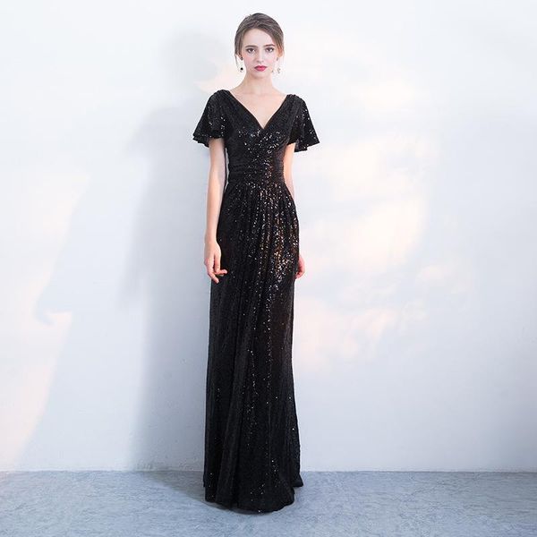 elegant sequined long mermaid prom dress women butterfly sleeve evening party dress gown v-neck zippers banquest dresses1, Red
elegant sequined long mermaid prom dress women butterfly sleeve evening party dress gown v-neck zippers banquest dresses1, Red