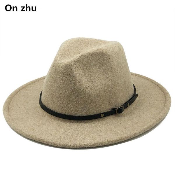wide brim hats elegant beige wool jazz hat women men felt snap trilby ladies vintage panama fedora cloche cap, Blue;gray
wide brim hats elegant beige wool jazz hat women men felt snap trilby ladies vintage panama fedora cloche cap, Blue;gray