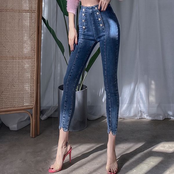 2021 new fashion fall high elastic high-elastic thin double pencil blue pants high-waisted women's jeans ysr1
2021 new fashion fall high elastic high-elastic thin double pencil blue pants high-waisted women's jeans ysr1
