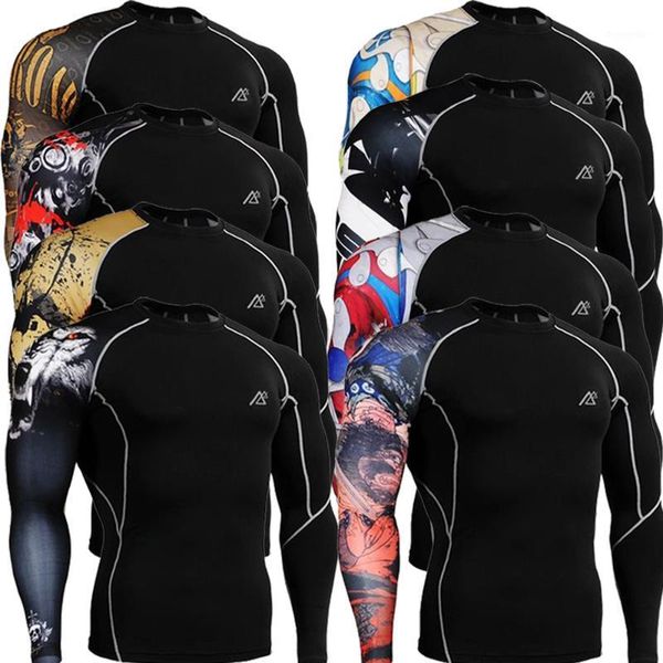 life on track men print compression base layers stretched sport t shirts for fitness running workout jogging exercise1, Black;blue
life on track men print compression base layers stretched sport t shirts for fitness running workout jogging exercise1, Black;blue