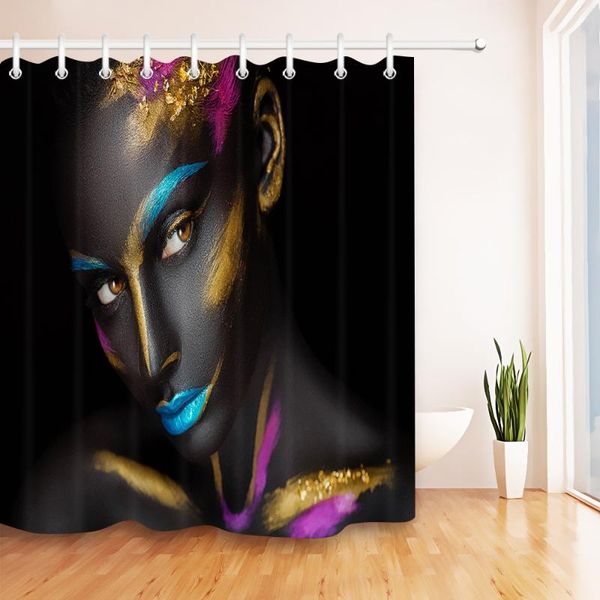 lb shower curtain afro make-up african american black girl custom waterproof bathroom polyester fabric for woman bathtub decor
lb shower curtain afro make-up african american black girl custom waterproof bathroom polyester fabric for woman bathtub decor