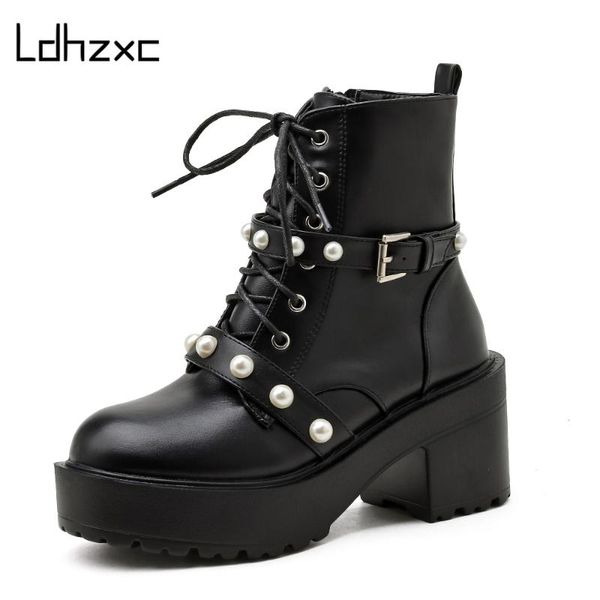 ldhzxc 2020 punk style platform women ankle boots winter wedge heel fashion buckle ladies chunky shoes black great quality
ldhzxc 2020 punk style platform women ankle boots winter wedge heel fashion buckle ladies chunky shoes black great quality