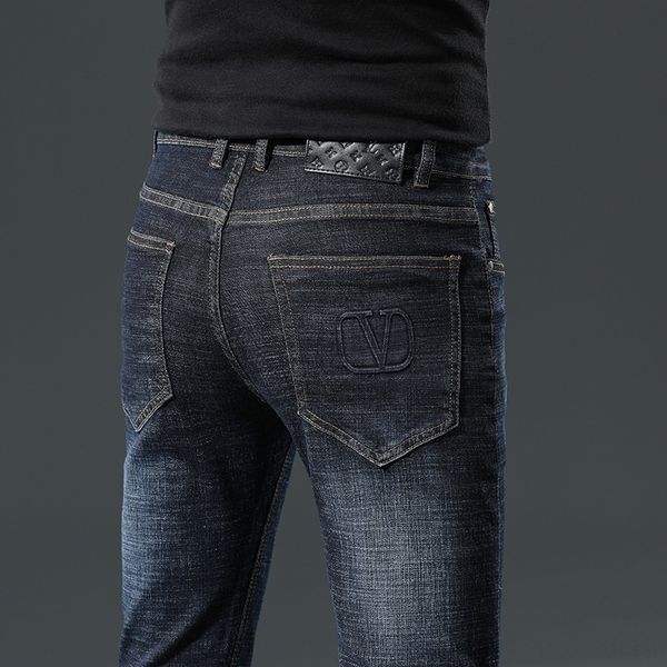 5b7d9 european pants winter men's straight casual and brand autumn jeansjeans hong kong fashion jeansjeans printed plastic stretch casu, Blue
5b7d9 european pants winter men's straight casual and brand autumn jeansjeans hong kong fashion jeansjeans printed plastic stretch casu, Blue