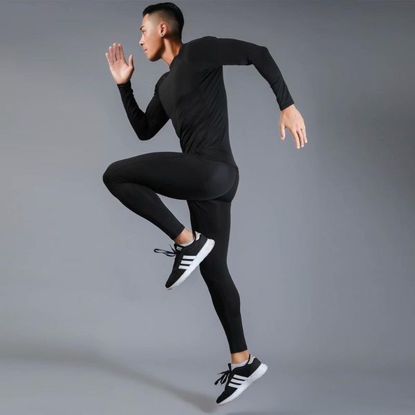 running gym men's fitness sporting athletic clothing training suits workout jogging sports clothes dry workout fit, White;black
running gym men's fitness sporting athletic clothing training suits workout jogging sports clothes dry workout fit, White;black