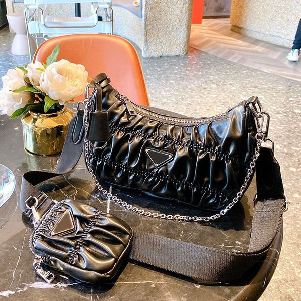 chain shoulder handbag hobo handbag pleated bag quilted bag black genuine leather purse retro samll wallet
chain shoulder handbag hobo handbag pleated bag quilted bag black genuine leather purse retro samll wallet