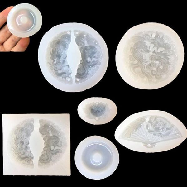 6pcs silicone pendant mould resin carved jade lotus flower diy jewelry making tools 6pcs silicone sqcpex new_dhbest, Black
6pcs silicone pendant mould resin carved jade lotus flower diy jewelry making tools 6pcs silicone sqcpex new_dhbest, Black