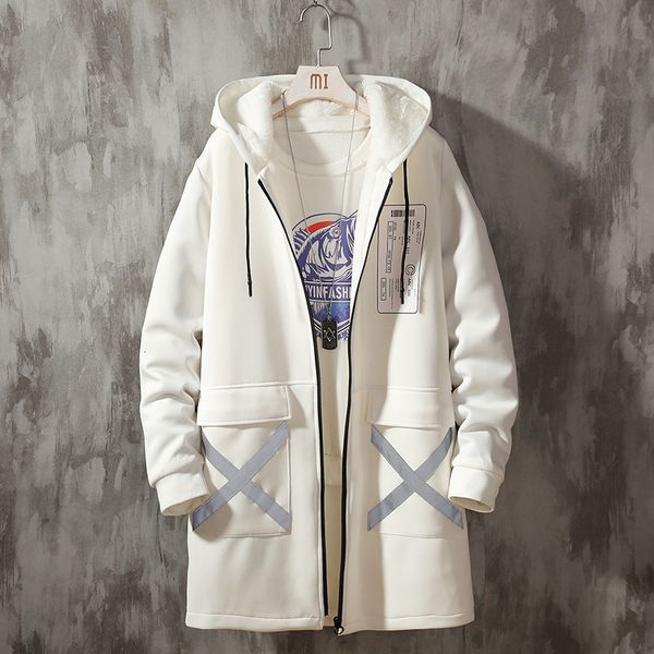 autumn and winter large hooded overcoat youth plush thiened medium length men's windbreaker, Tan;black
autumn and winter large hooded overcoat youth plush thiened medium length men's windbreaker, Tan;black