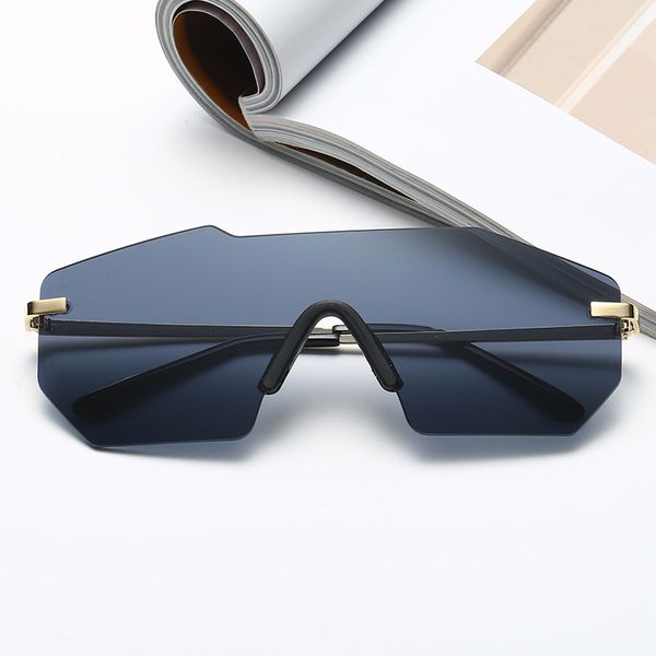 integrated frameless sunglasses men's reflective women's models personality big frame sunglasses fashion trend sunshade glasses, White;black
integrated frameless sunglasses men's reflective women's models personality big frame sunglasses fashion trend sunshade glasses, White;black