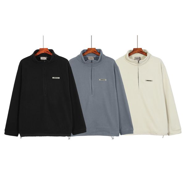 fog fashion wear of god double line essentials half zipper polar fleece sweater coat, Black
fog fashion wear of god double line essentials half zipper polar fleece sweater coat, Black