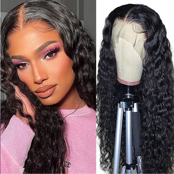 lx brand glueless lace front wig with midlle part deep wave wigs for women natural hairline lace frontal cosplay/daily usefactory direct, Black
lx brand glueless lace front wig with midlle part deep wave wigs for women natural hairline lace frontal cosplay/daily usefactory direct, Black