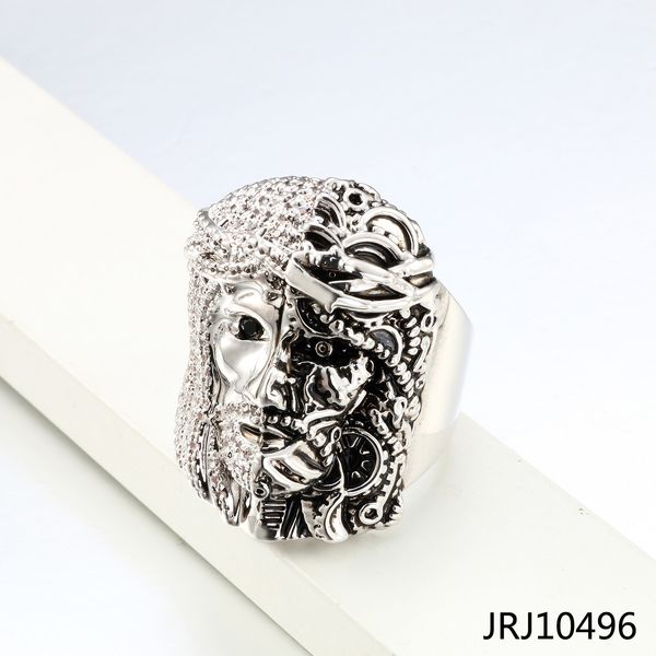 european and american religion jesus ring customized wholesale 925 silver zircon fashion personalized hip hop ring jewelry, Golden;silver
european and american religion jesus ring customized wholesale 925 silver zircon fashion personalized hip hop ring jewelry, Golden;silver