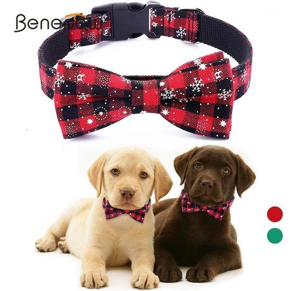 dog collars & leashes benepaw christmas snowflake plaid bow tie collar for small meidum big dogs fashion removable cotton puppy pet cats1
dog collars & leashes benepaw christmas snowflake plaid bow tie collar for small meidum big dogs fashion removable cotton puppy pet cats1