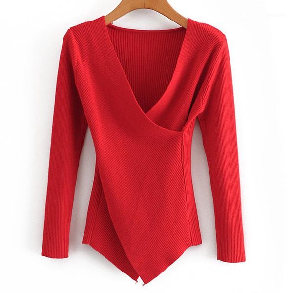 katara slim v neck sweaters women fashion irregular criss cross sweater women elegant long sleeve sweaters female ladies ht1, White;black
katara slim v neck sweaters women fashion irregular criss cross sweater women elegant long sleeve sweaters female ladies ht1, White;black