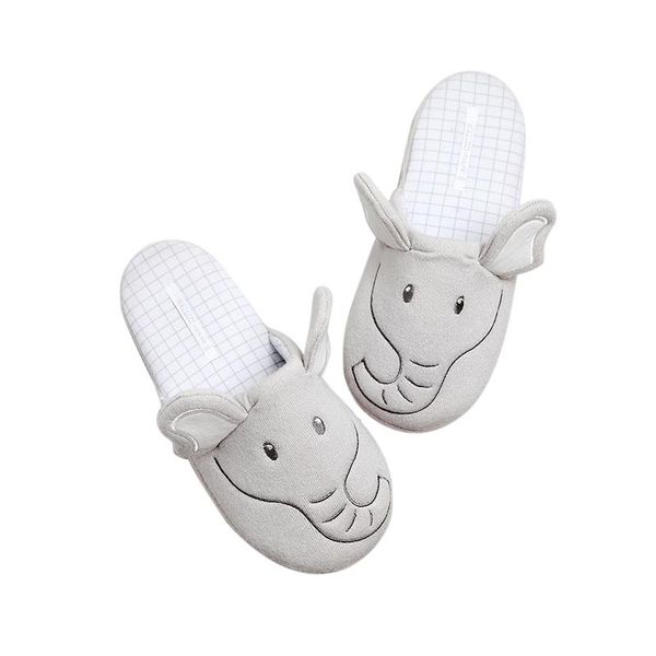 ladies autumn and winter new big ear elephant indoor cotton slippers soft rubber sole mute indoor non-slip home slippers, Black
ladies autumn and winter new big ear elephant indoor cotton slippers soft rubber sole mute indoor non-slip home slippers, Black