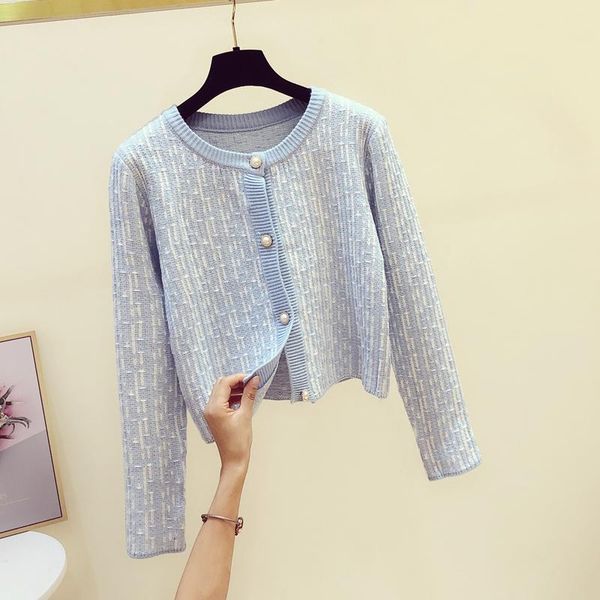 women's knits & tees fashion sweater women 2021 autumn winter high waist short long sleeve knitted cardigan coat woman sweaters cardiga, White
women's knits & tees fashion sweater women 2021 autumn winter high waist short long sleeve knitted cardigan coat woman sweaters cardiga, White