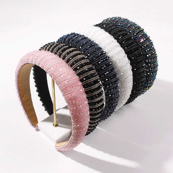 f2355 wind heavy industry hand woven imitation crystal fashion multicolor thick sponge hairband
f2355 wind heavy industry hand woven imitation crystal fashion multicolor thick sponge hairband