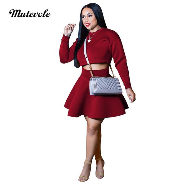 ladies casual two piece skirt sets women crop dresses set solid long sleeve a line mini dress 2 pcs outfits kg-844, Gray
ladies casual two piece skirt sets women crop dresses set solid long sleeve a line mini dress 2 pcs outfits kg-844, Gray