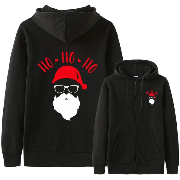 2020 long sleeve santa claus with hoodie personalized printed men's suit, suit hood, Black
2020 long sleeve santa claus with hoodie personalized printed men's suit, suit hood, Black
