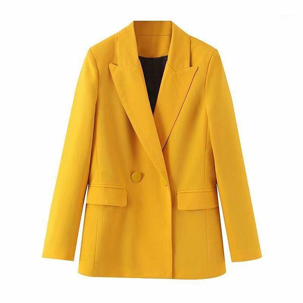 2020 autumn women yellow blazers and jackets suit jacket double breasted pockets ladies suit blazer outwear work coat1, White;black
2020 autumn women yellow blazers and jackets suit jacket double breasted pockets ladies suit blazer outwear work coat1, White;black