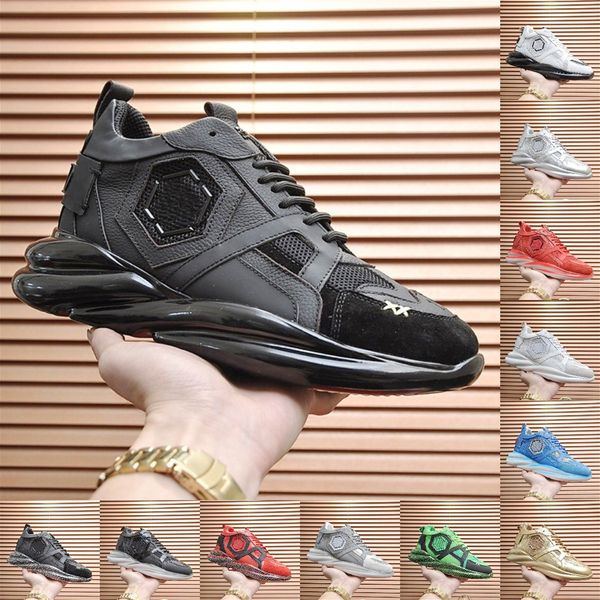 men sports casual shoes leather mesh breathable leisure designer sneakers low cut lace-up comfortable running shoe basketball platform train, Black
men sports casual shoes leather mesh breathable leisure designer sneakers low cut lace-up comfortable running shoe basketball platform train, Black