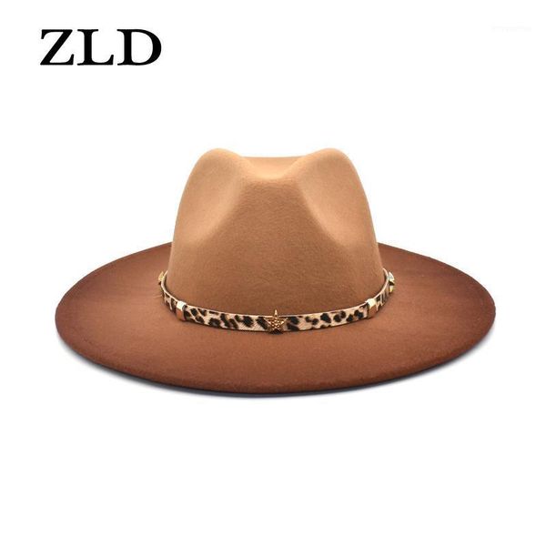 zld classic british women fedora hat new autumn winter fashion leopard ladies cap men popular jazz hats for formal parties1, Blue;gray
zld classic british women fedora hat new autumn winter fashion leopard ladies cap men popular jazz hats for formal parties1, Blue;gray