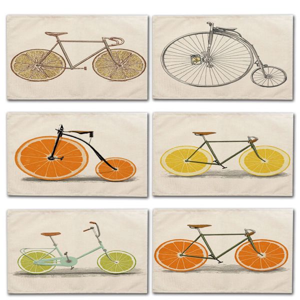 1pcs fruit bike bicycle pattern kitchen placemat dining table tea coaster cotton linen pad cup mat 42*32cm home decor mc0048
1pcs fruit bike bicycle pattern kitchen placemat dining table tea coaster cotton linen pad cup mat 42*32cm home decor mc0048