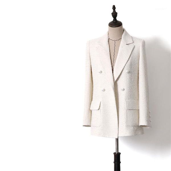 korean elegant slim coat women 2020 autumn winter long sleeve white double-breasted wool coat medium long abrigo mujer1, Black
korean elegant slim coat women 2020 autumn winter long sleeve white double-breasted wool coat medium long abrigo mujer1, Black