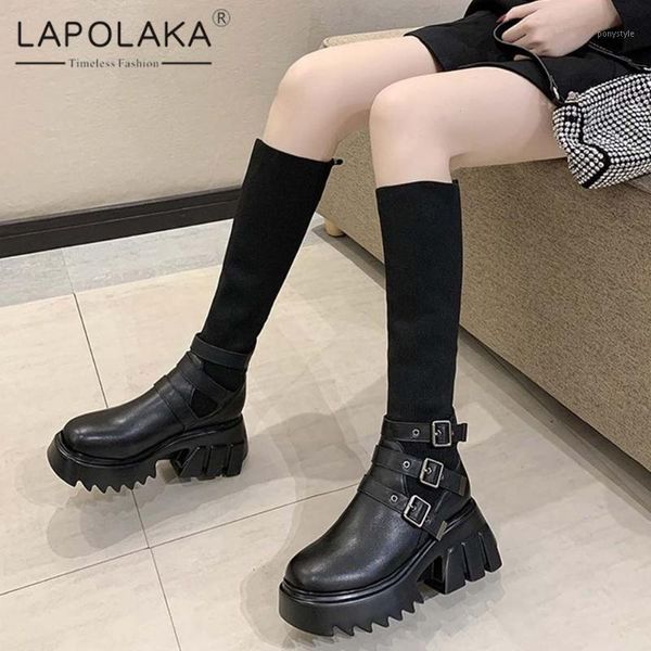 boots lapolaka 2021 brand sock women shoes platform skidproof dropshop buckle elastic band stretch boot ladies shoes1, Black
boots lapolaka 2021 brand sock women shoes platform skidproof dropshop buckle elastic band stretch boot ladies shoes1, Black