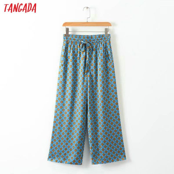 tangada summer woman geometric print blue wide leg pants bow tie pocket retro female streetwear casual trousers mujer xd313 1017, Black;white
tangada summer woman geometric print blue wide leg pants bow tie pocket retro female streetwear casual trousers mujer xd313 1017, Black;white
