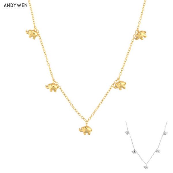 chains andywen 925 sterling silver gold elephant charm choker necklace long chain women thin 2021 valentien's gift
chains andywen 925 sterling silver gold elephant charm choker necklace long chain women thin 2021 valentien's gift