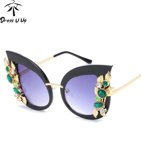sunglasses dressuup luxury diamond cat eye women brand designer uv400 fashion sun glasses female shades mujer, White;black
sunglasses dressuup luxury diamond cat eye women brand designer uv400 fashion sun glasses female shades mujer, White;black