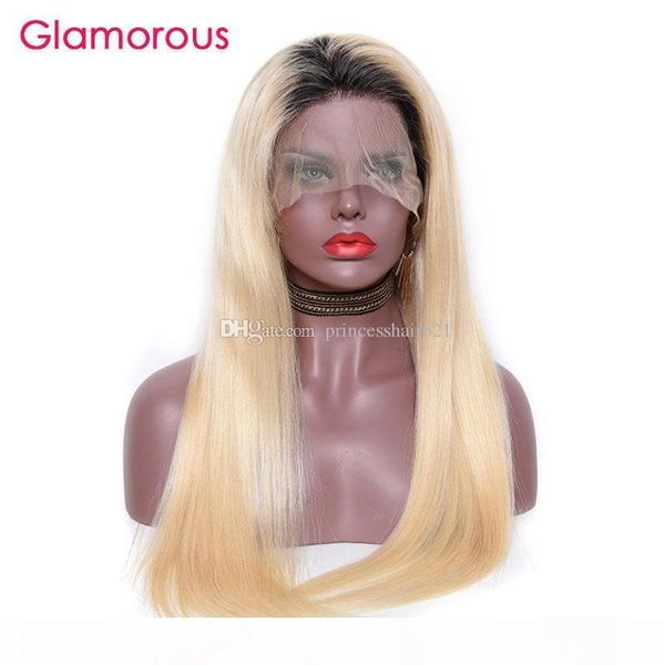 glamorous #613 ombre blonde human hair full lace wig brazilian body wave straight hair lace wigs for black women, Black;brown
glamorous #613 ombre blonde human hair full lace wig brazilian body wave straight hair lace wigs for black women, Black;brown