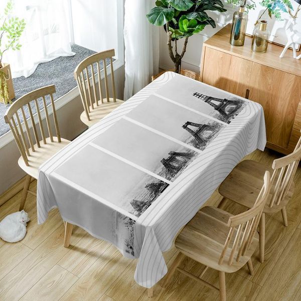 150cm * 300cm rectangle tablecloth white eiffel tower pattern washable polyester cotton dining table cloth for wedding banquet1
150cm * 300cm rectangle tablecloth white eiffel tower pattern washable polyester cotton dining table cloth for wedding banquet1