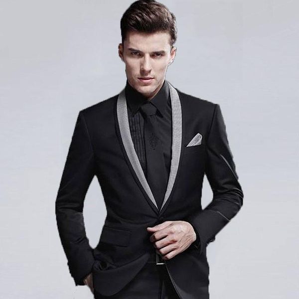 men's suits & blazers black italian mens wedding groom suit tuxedo jacket+pants groomsman costard homme mariage costume, White;black
men's suits & blazers black italian mens wedding groom suit tuxedo jacket+pants groomsman costard homme mariage costume, White;black