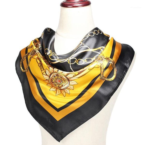 90*90cm fashion kerchief women neck scarf for hair square shawls and wraps silk satin hijab scarf female elegant headand scarves1, Blue;gray
90*90cm fashion kerchief women neck scarf for hair square shawls and wraps silk satin hijab scarf female elegant headand scarves1, Blue;gray