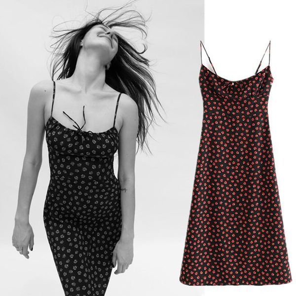 elegant spaghetti strap dress beach 2020 summer dress midi camis sundress black retro vesitdos fit and flare vintage, Black;gray
elegant spaghetti strap dress beach 2020 summer dress midi camis sundress black retro vesitdos fit and flare vintage, Black;gray