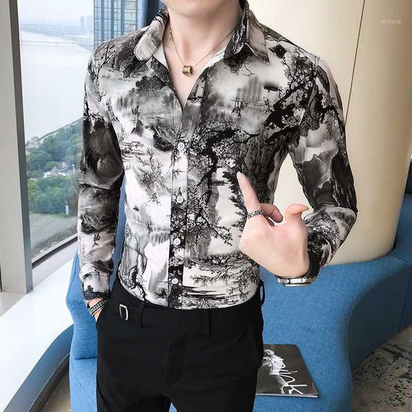 british style dress shirt men slim fit print men shirts casual long sleeve turn down collar autumn blouse homme, White;black
british style dress shirt men slim fit print men shirts casual long sleeve turn down collar autumn blouse homme, White;black