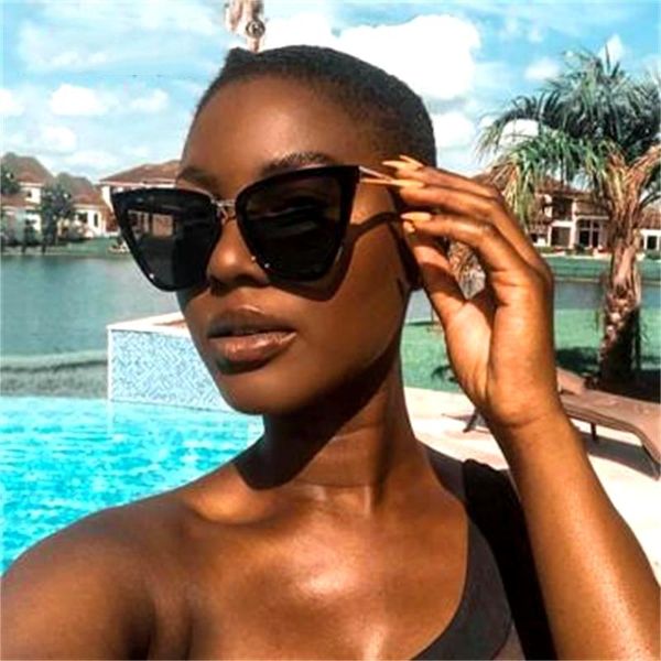 sunglasses women shades 2021 fashion black cat eye summer dro male sun glasses brand design clear myopia frames uv400, White;black
sunglasses women shades 2021 fashion black cat eye summer dro male sun glasses brand design clear myopia frames uv400, White;black