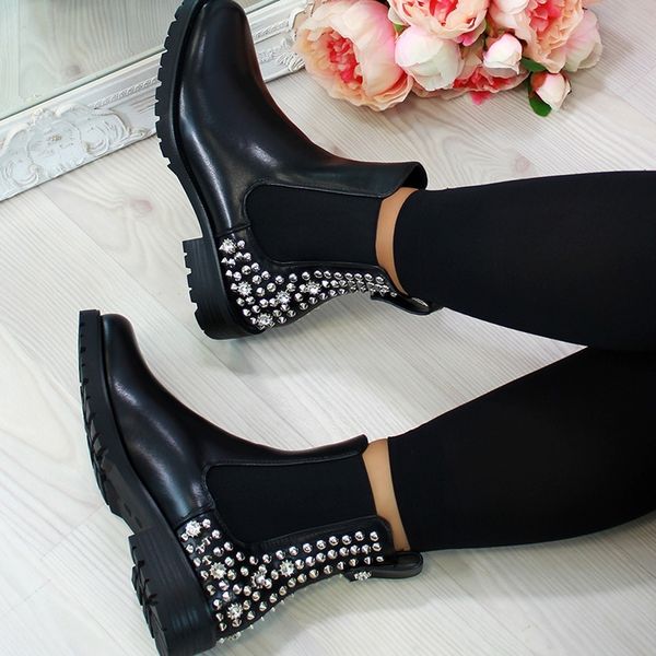winter martin black leather motorcycle cowboy platform flock ankle slip-on punk combat boots women shoes y200723
winter martin black leather motorcycle cowboy platform flock ankle slip-on punk combat boots women shoes y200723