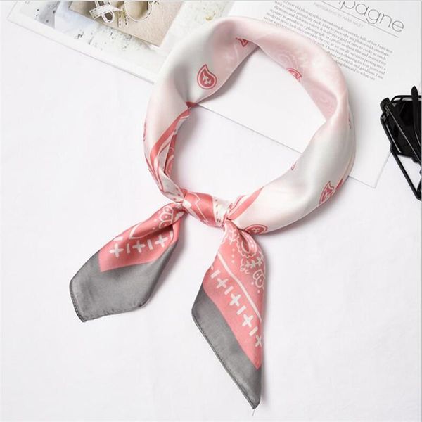 scarves fashion silk scarf 70x70cm paisley pattern printed women shawl satin small squares headband bag decorative neck ties, Blue;gray
scarves fashion silk scarf 70x70cm paisley pattern printed women shawl satin small squares headband bag decorative neck ties, Blue;gray