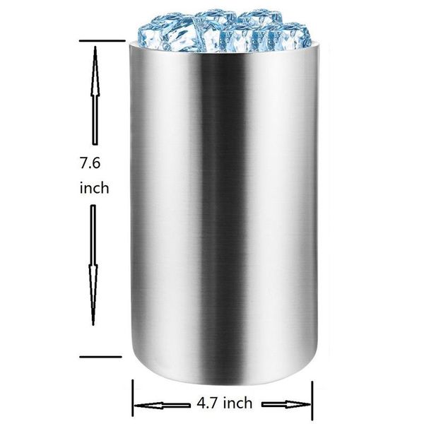 upors stainless steel wine cooler bucket double wall wine bottle cooler holder champagne cooler beer chiller ice bucket bar tool wmtzaj
upors stainless steel wine cooler bucket double wall wine bottle cooler holder champagne cooler beer chiller ice bucket bar tool wmtzaj