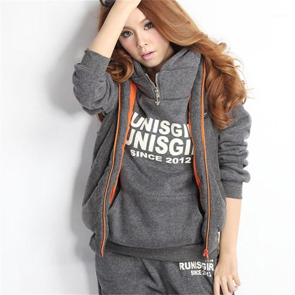 spring autumn women long sleeve hoodies warm casual tracksuit 3 piece set women three piece set + pants dropshipping1, White
spring autumn women long sleeve hoodies warm casual tracksuit 3 piece set women three piece set + pants dropshipping1, White