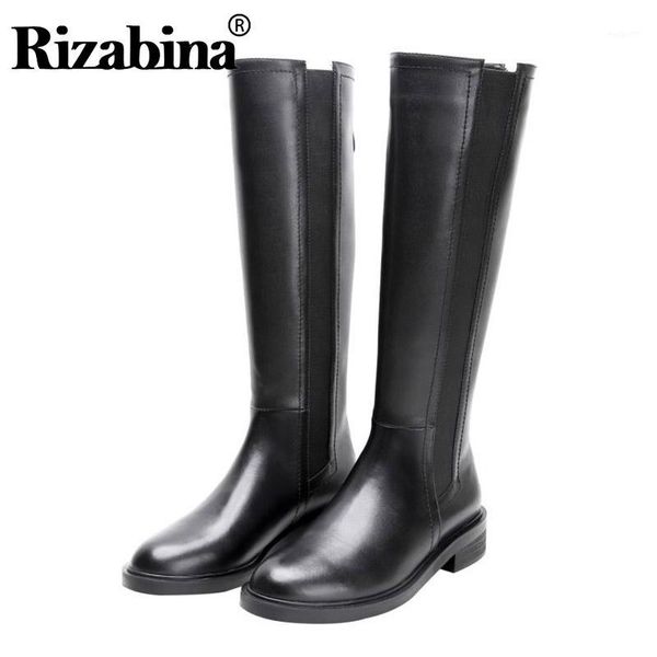 boots rizabina genuine leather knight women flats leisure knee high black long footwear size 33-441
boots rizabina genuine leather knight women flats leisure knee high black long footwear size 33-441