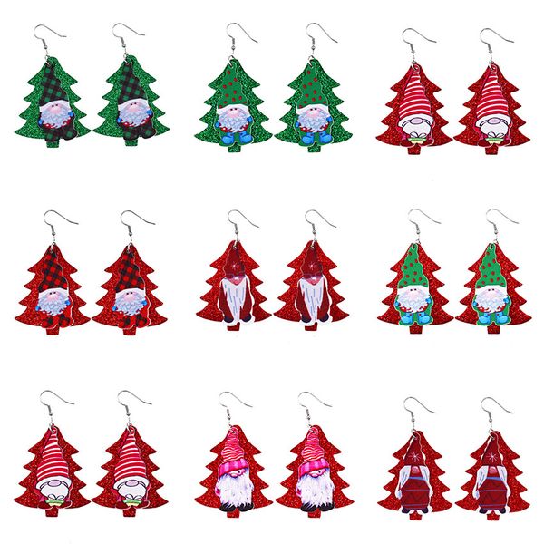 fashion sequins christmas trees pu leather earring dangle printing santa claus pattern double layer leather earrings women jewelry gifts, Silver
fashion sequins christmas trees pu leather earring dangle printing santa claus pattern double layer leather earrings women jewelry gifts, Silver